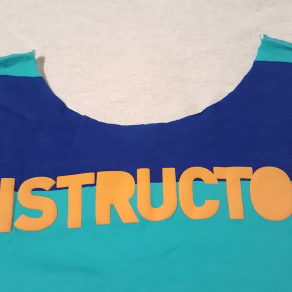2/$20 Zumba Modified Cut Instructor Stripe Colourblock Shirt with Pocket - Picture 10 of 15